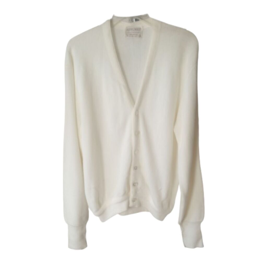 Vintage Men's Button-Down Cardigan / Size Large / by Jeff Links 'Lord Jeff'